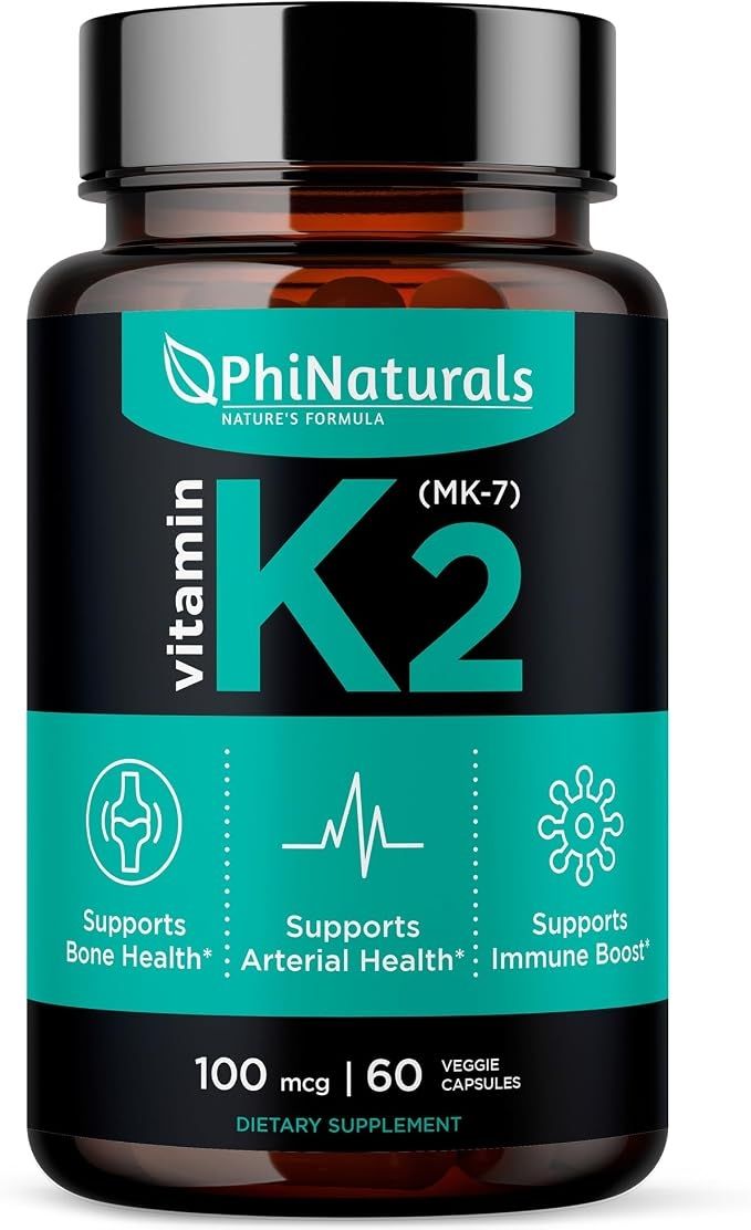K2 Phinaturals - 100 Mcg x 60 Capsulas