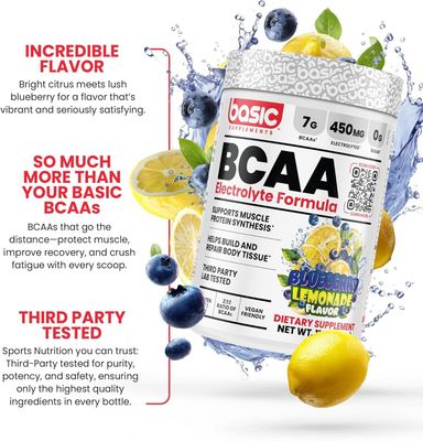 BCAA BASIC x 10.500 MG x 30 Serv