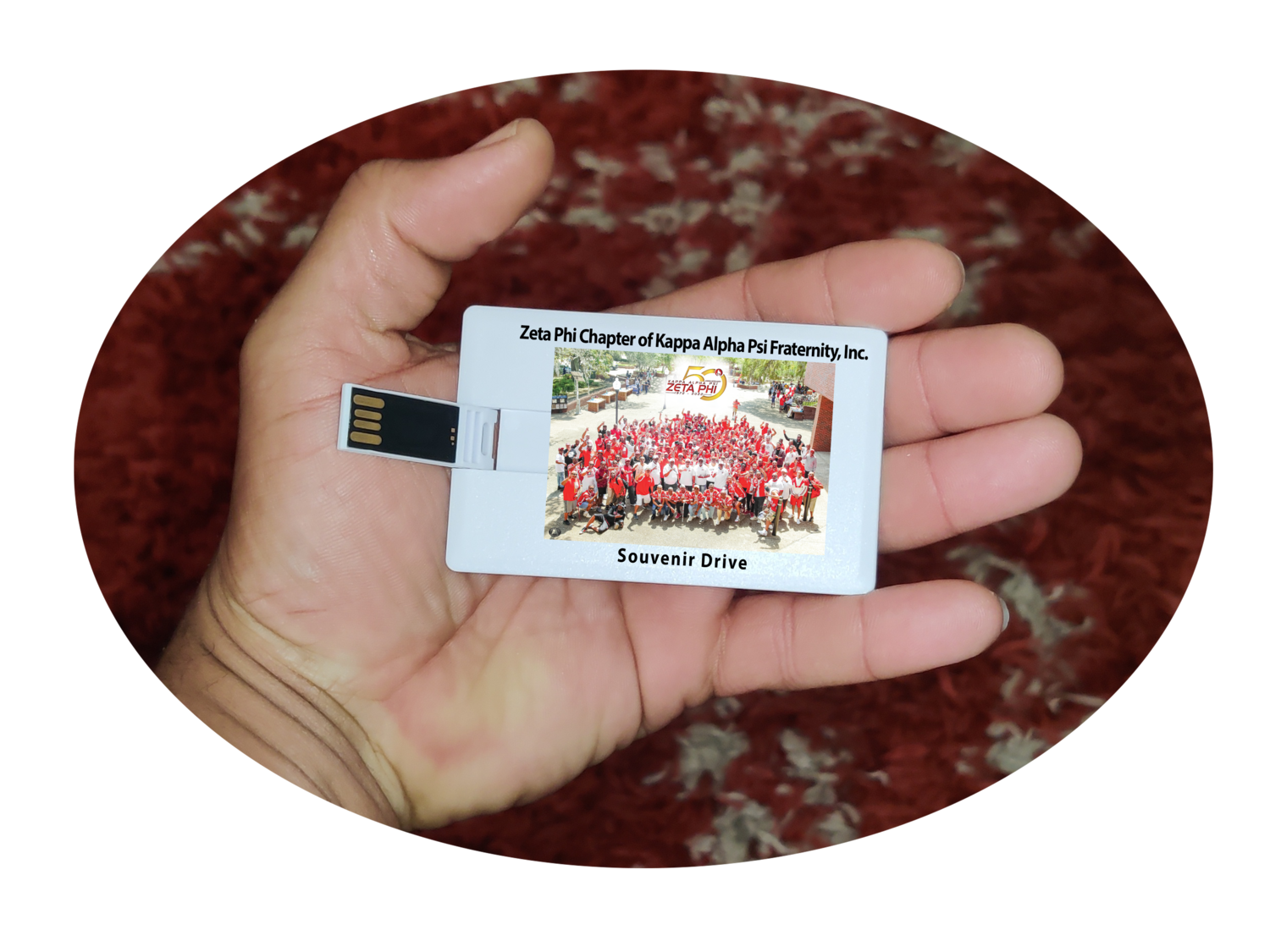 Custom Labeled Souvenir Thumb Drive with ALL Photos and Video