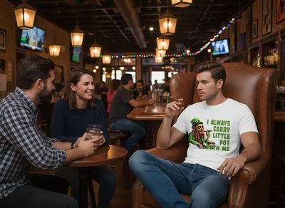 I Always Carry A Little Pot With Me St. Patrick's Day Shirt