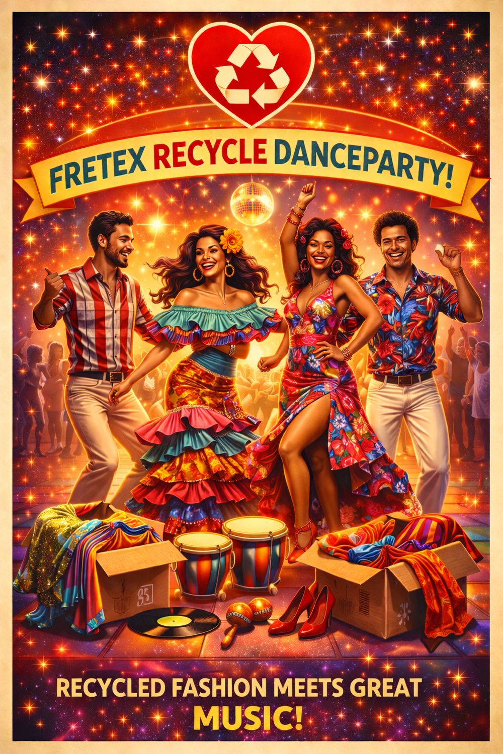 FRETEX - recycled DANCEPARTY 7 mars