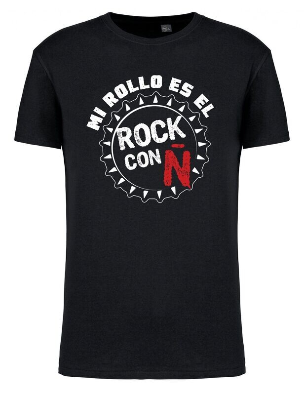 Camiseta Hombre Gira "Mi rollo es el Rock...con Ñ"