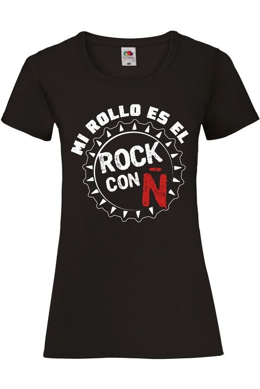 Camiseta Mujer Gira "Mi rollo es el Rock...con Ñ"