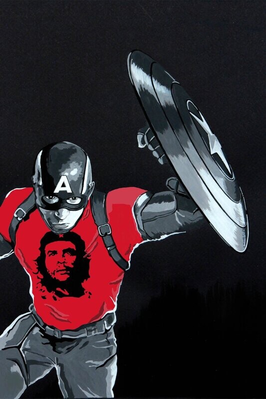STAMPA CAPITAN AMERICA