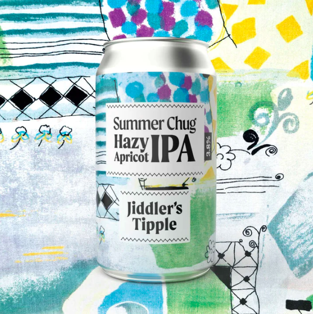 Jiddler's Tipple Summer Chug Hazy Apricot IPA 330ml