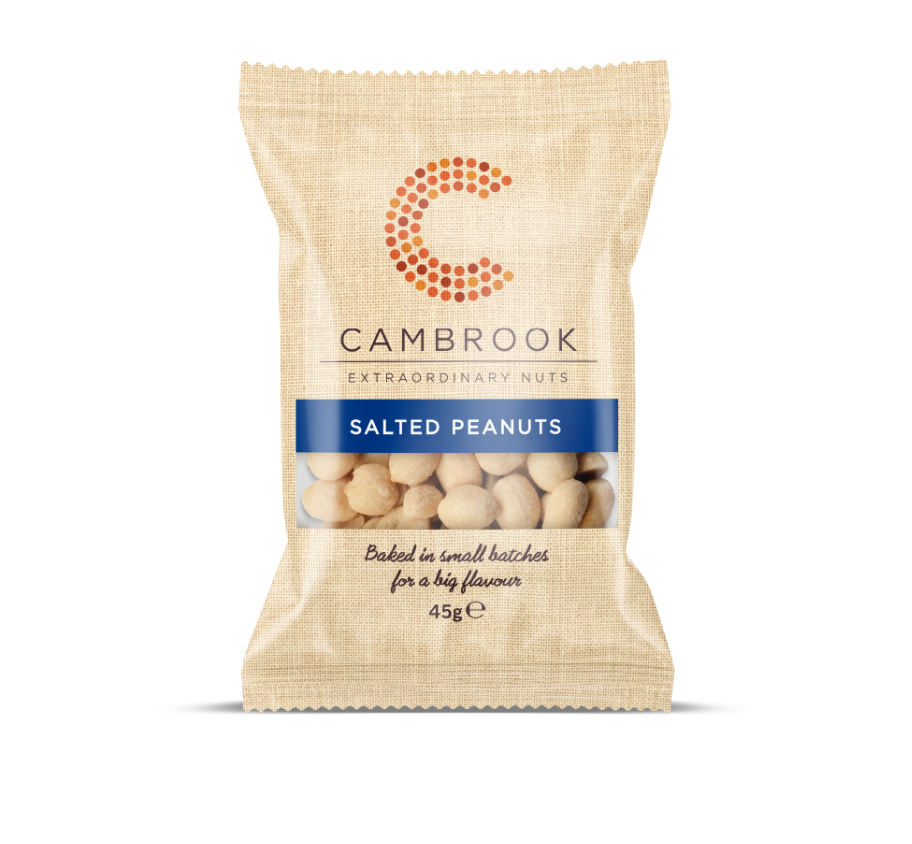 Cambrook Salted Peanuts 45g