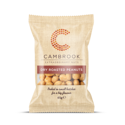 Cambrook Dry Roasted Peanuts 45g