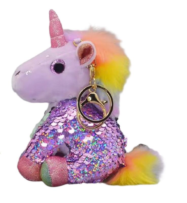 Unicorn Plush Keychains