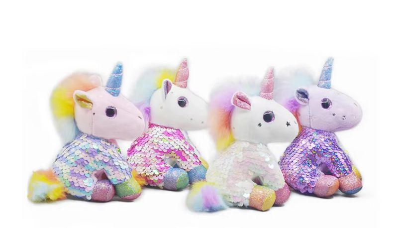 Unicorn Plush Keychains