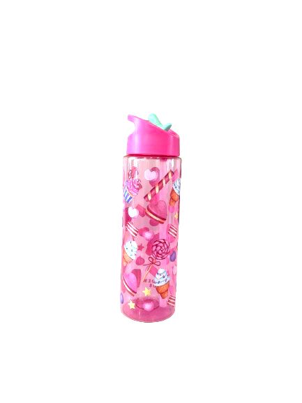 Water Bottle - cakes and candies