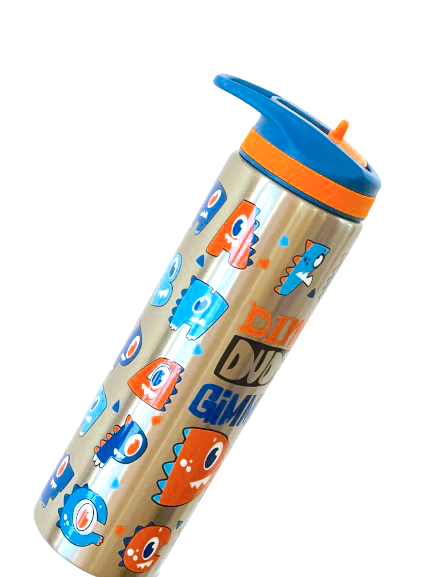 Stainless Steel Water Bottle - Dino
