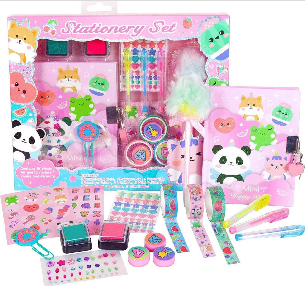 Stationery Set - Panda