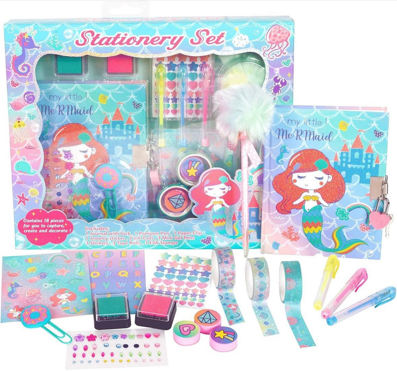 Stationery Set - Mermaid