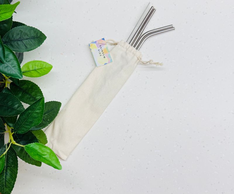 Eco-friendly straw set
