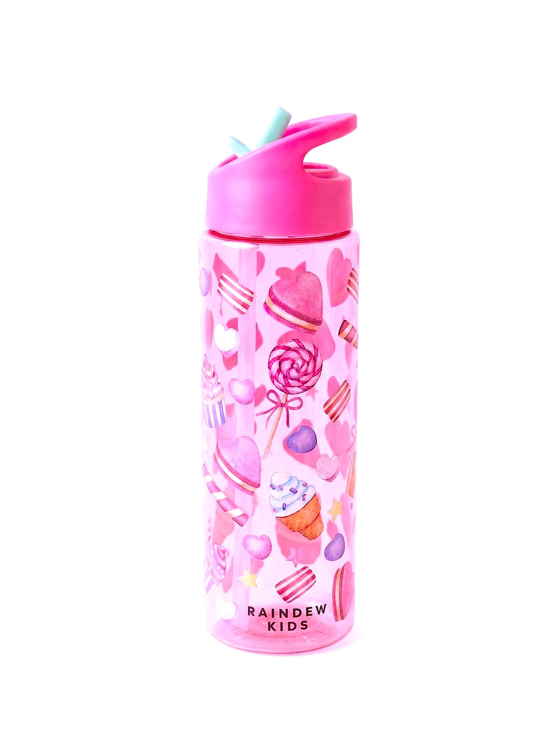 Water Bottle - cakes and candies