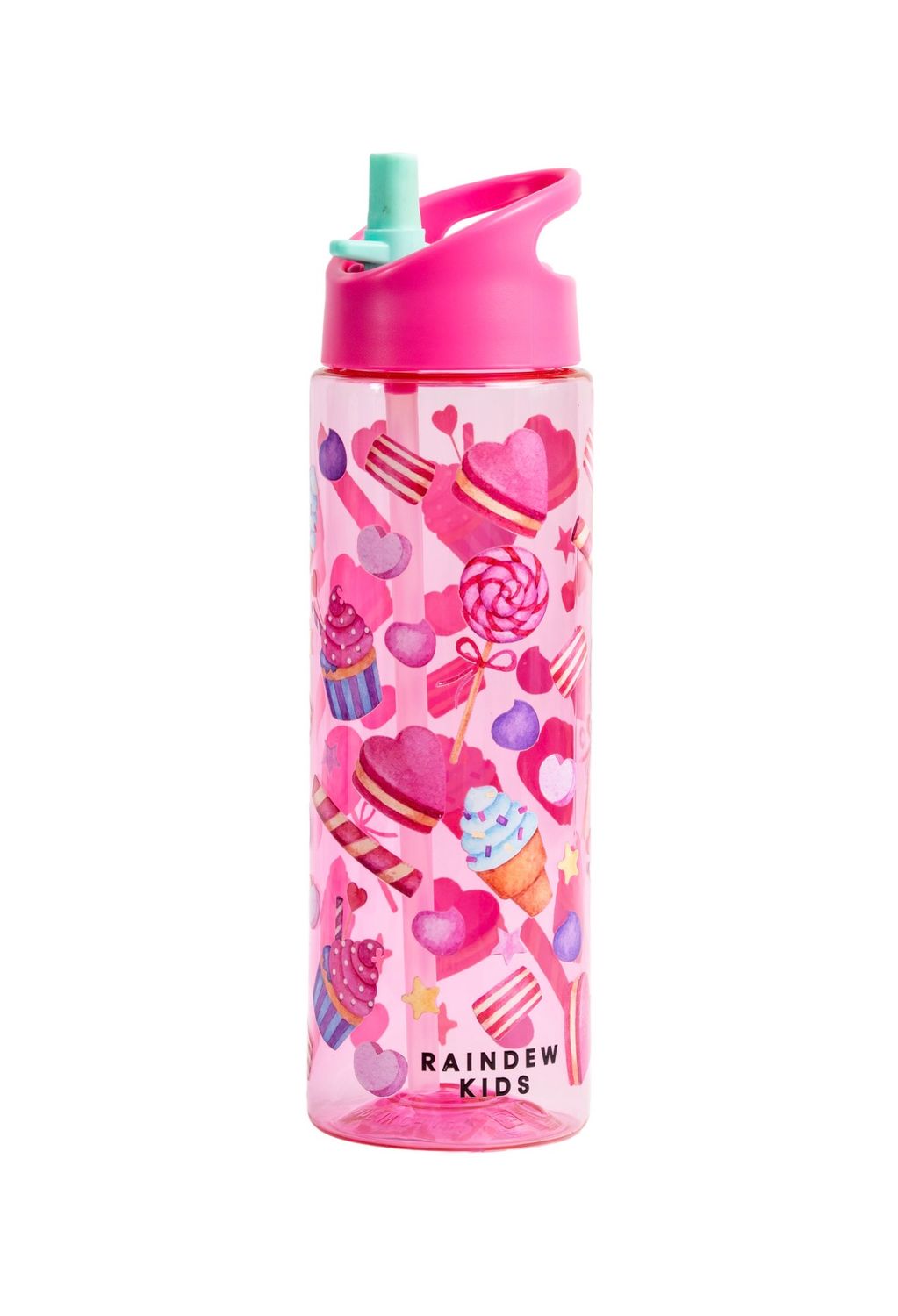Water Bottle - cakes and candies