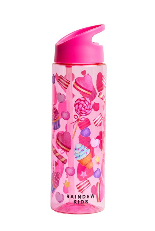 Water Bottle - cakes and candies