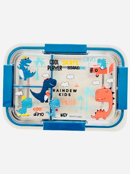 Stainless Steel Bento Box - Dino