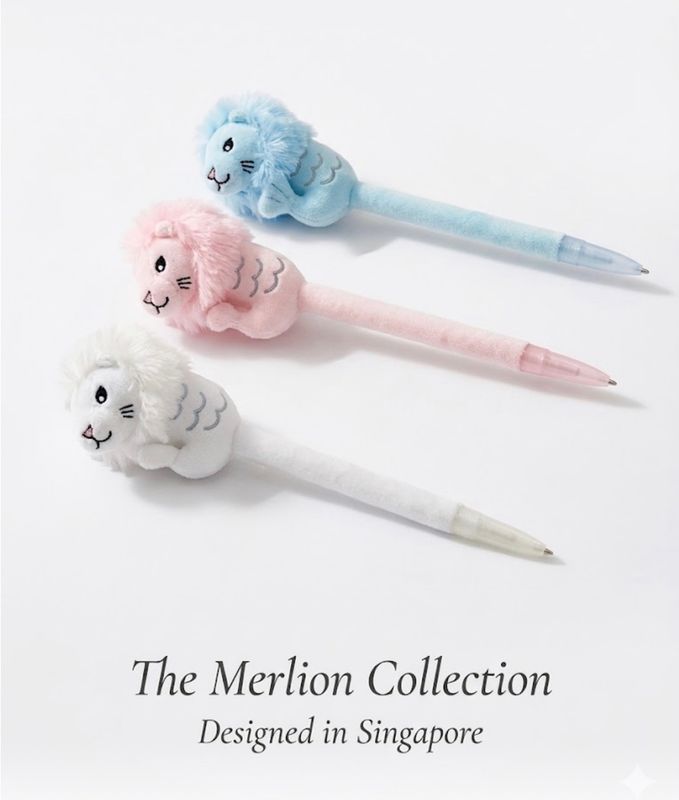 Merlion Plush Pen
