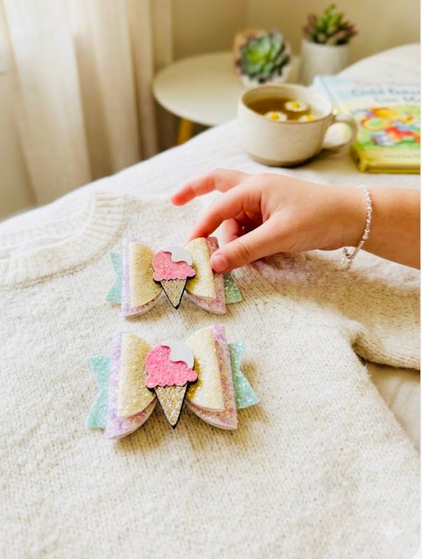 Hair Clips - Ice cream