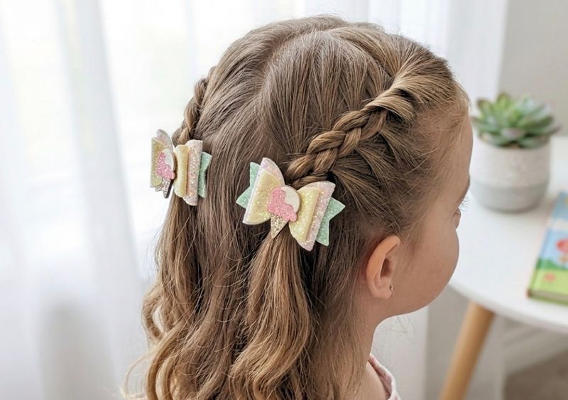 Hair Clips - Ice cream