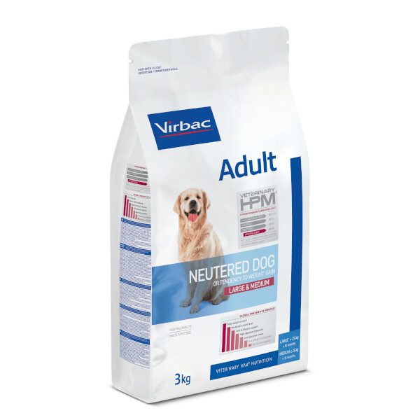 Virbac Adult Neutered Dog Large & Medium 3kg.