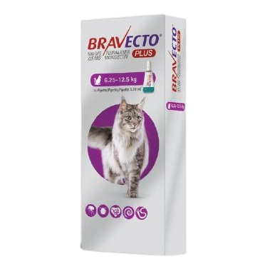 Bravecto Gato 6,25 a 12,50 kg.