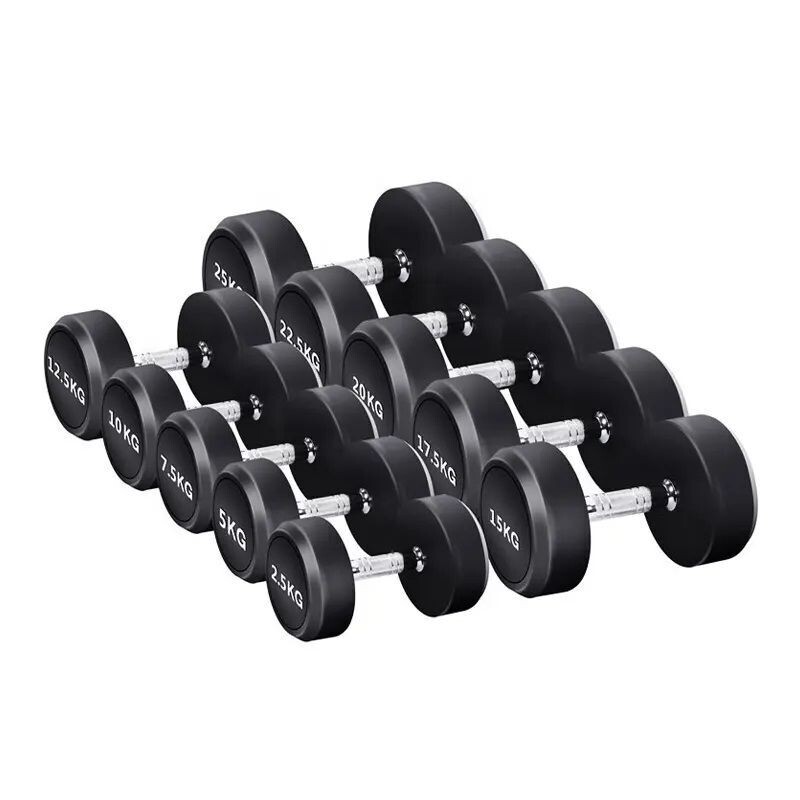 SET MANCUERNAS REDONADAS 2.5 A 25 KG - Con/Sin SOPORTE