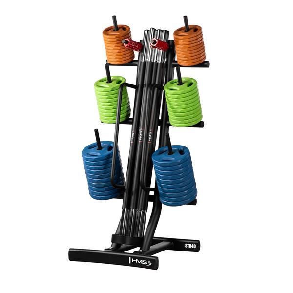 CONJUNTO 10 SETS BODY PUMP PRO 20KG + SOPORTE STR40 HMS