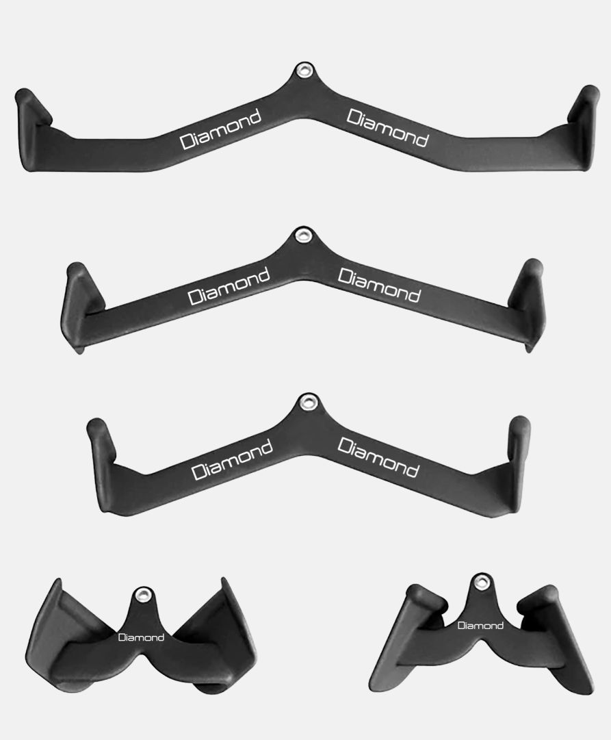 JUEGO 5 EMPUÑADURAS ERGONÓMICAS RECUBIERTAS DIAMOND POWERGRIP
