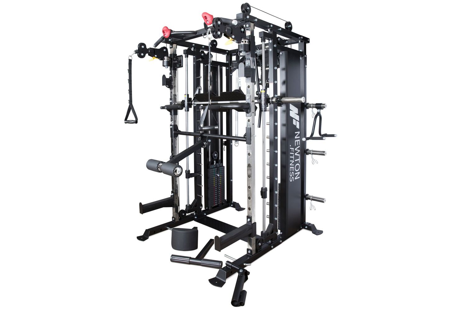 MÁQUINA SMITH MULTIFUNCIONAL NEWTON FITNESS BLACK SERIES BLK-4000 SEMI COMERCIAL