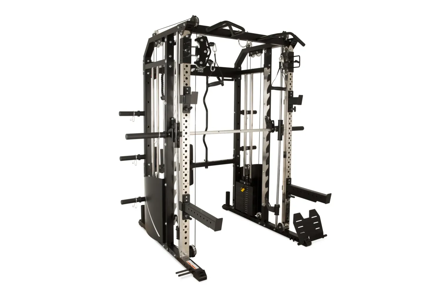 MÁQUINA SMITH COMERCIAL CSR-300 de Newton Fitness, Pila de pesas 2 x 90 kg, con relación 1:2 o 1:1