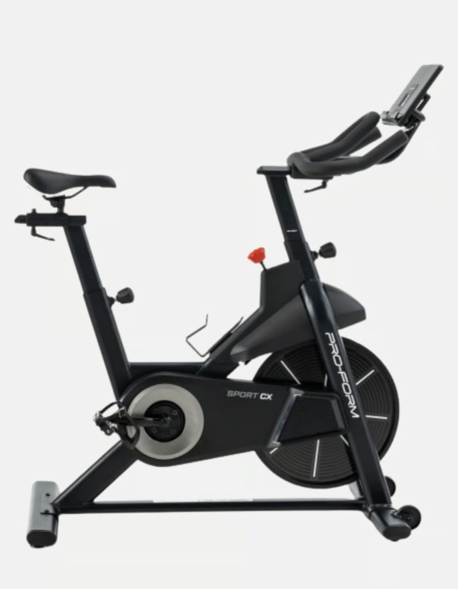 BICICLETA SPINNING PRO FORM CON GRAN PANTALLA LCD Y SOPORTE PARA TABLETA INTEGRADO