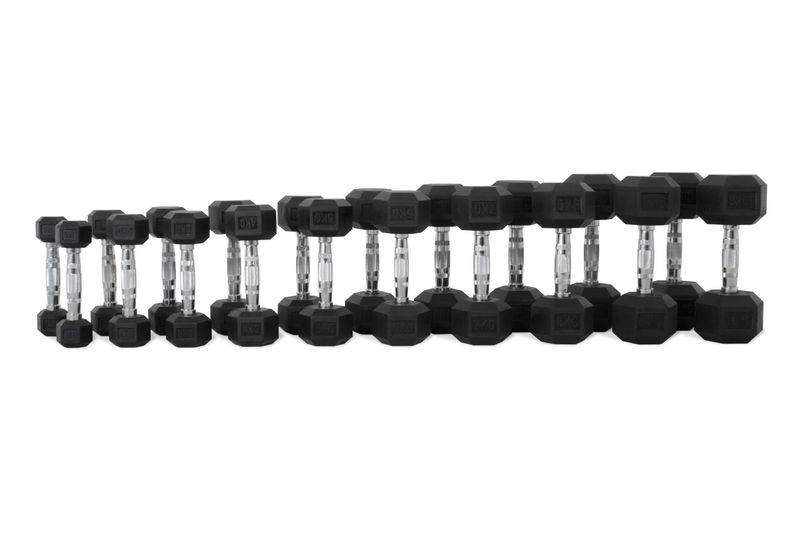 SET MANCUERNAS HEXAGONAKLES DE 1 A 10 KG