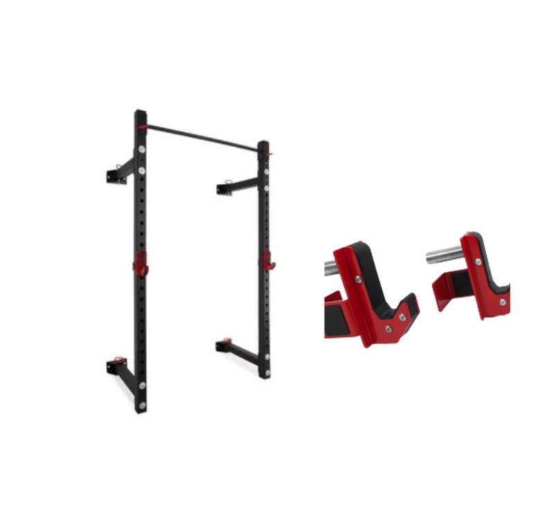 JAULA/RACK DE PARED PLEGABLE DE ALTA RESISTENCIA COMERCIAL PIVOT FITNESS XR6226