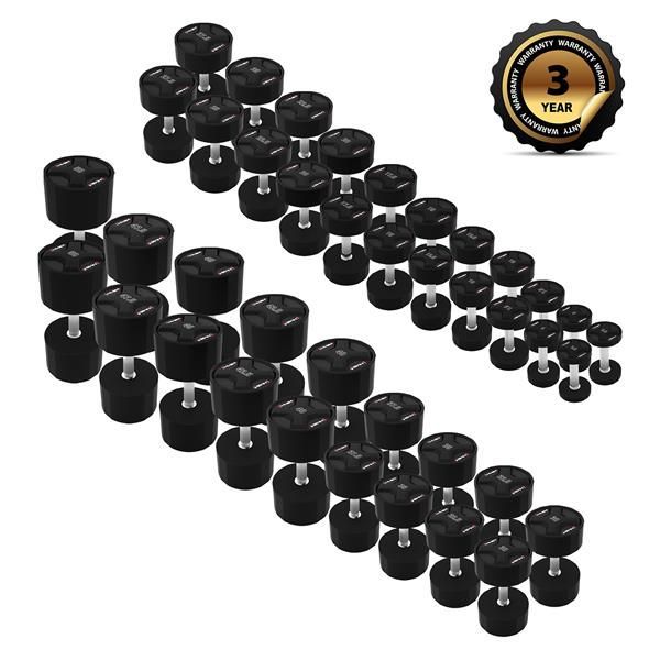 SET MANCUERNAS COMERCIALES DE POLIURETANO 2 x 2,5 - 50 KG CPU - 1050 KG HMS HPC