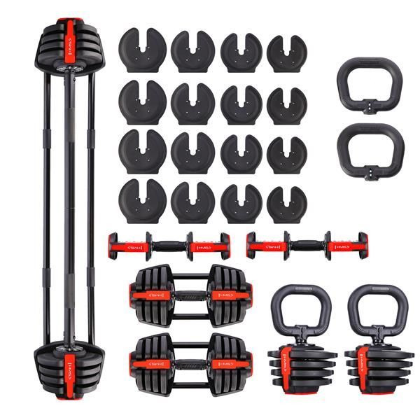 SET 2 MANCUERNAS 3 EN 1 de 20 KG CADA UNA  HMS SGR18 PRO