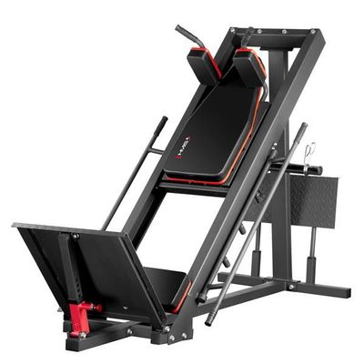 MÁQUINA PRENSA DE PIERNAS Y HACK SQUAT 2 EN 1 PARA DISCOS DE 30/50 MM HMS CM20