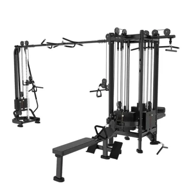 MÁQUINA COMERCIAL CRUCE DE POLEAS CON 5 ESTACIONES GRAND FITNESS