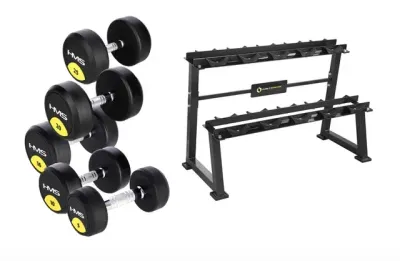 SET MANCUERNAS REDONDAS HMS PRO CON SOPORTE