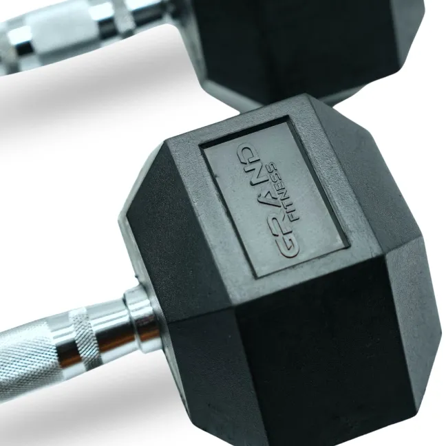 SET MANCUERNAS HEXAHGONLAES COMERCIALES GRAND FITNESS SET MANCUERNAS HEXAHGONLAES COMERCIALES GRAND FITNESS