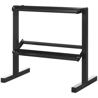 Soporte para Mancuernas Hexagonales 2 Niveles Para 6 Pares Soporte para Mancuernas Hexagonales 2 Niveles Para 6 Pares