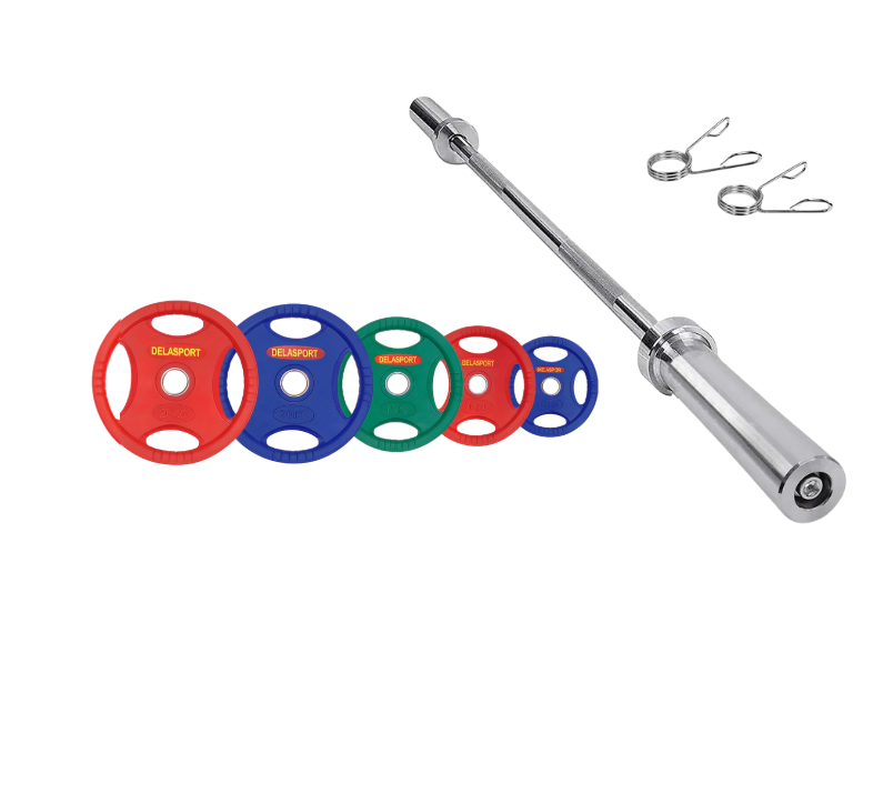 Discos Olímpicos Ø50 mm con 4 agarres