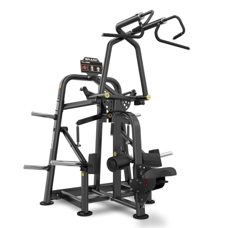 Máquina de jalón al pecho (polea alta)  Profesional –  Grand Fitness Pro Line
