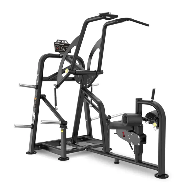 Máquina de jalón al pecho (polea alta) Profesional - Grand Fitness Pro Line