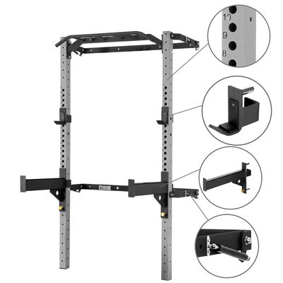 POWER RACK DE PARED PLEGABLE SIN/ CON BANCO Y ACCESORIOS KLT22 HMS PRO