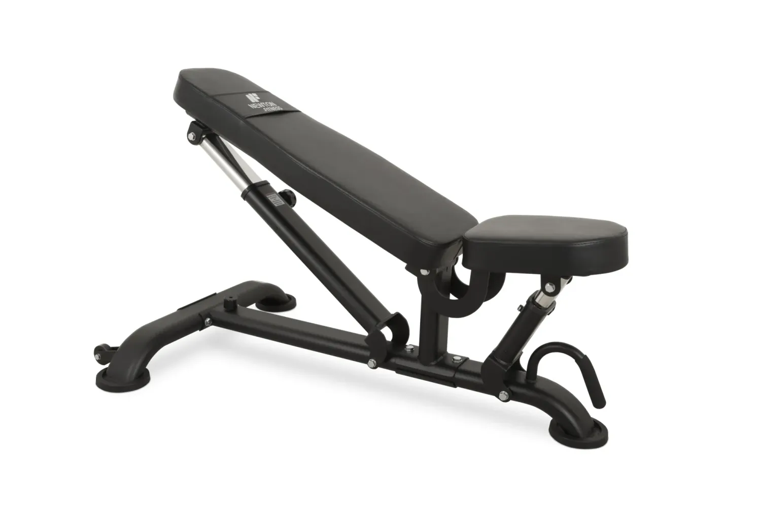 Banco de gimnasio comercial de alta resistencia Newton Fitness Black Series BLK-50 Banco de gimnasio comercial de alta resistencia Newton Fitness Black Series BLK-50