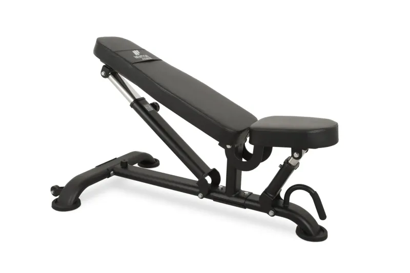 Banco de gimnasio comercial de alta resistencia Newton Fitness Black Series BLK-50 Banco de gimnasio comercial de alta resistencia Newton Fitness Black Series BLK-50