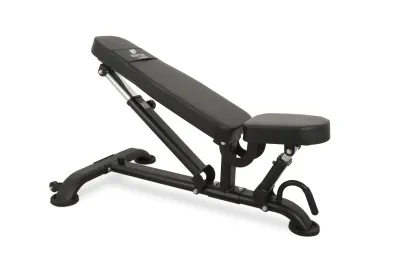 Banco de gimnasio comercial de alta resistencia Newton Fitness Black Series BLK-50 Banco de gimnasio comercial de alta resistencia Newton Fitness Black Series BLK-50