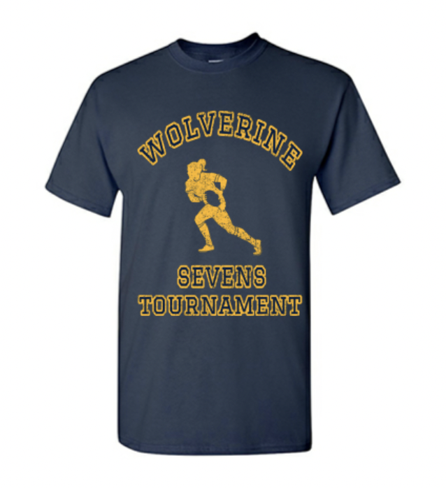 Unisex Wolverine 7's Rugby T-Shirt
